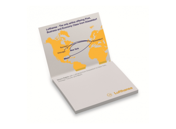 Sticky Note selvklebende blokk 100x72 mm med softcover 